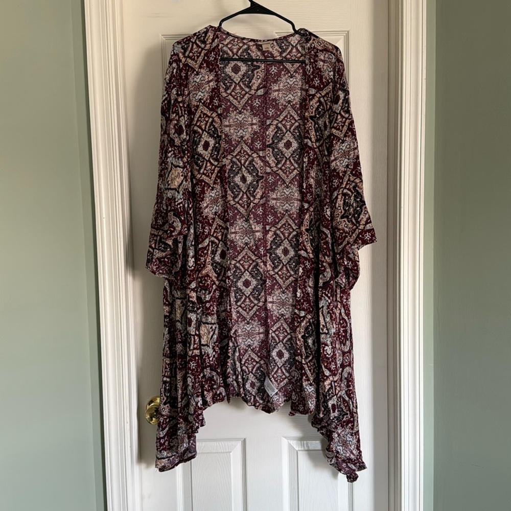Lightweight duster cardigan